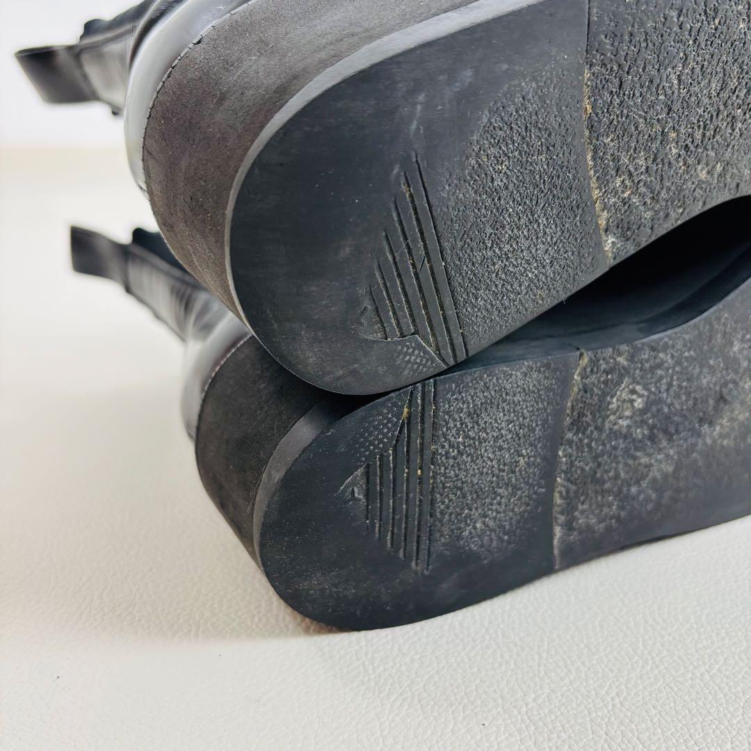 2734　MILO　ヨウジヤマモト　サイドゴアブーツ 厚底ブーツ　ブラック