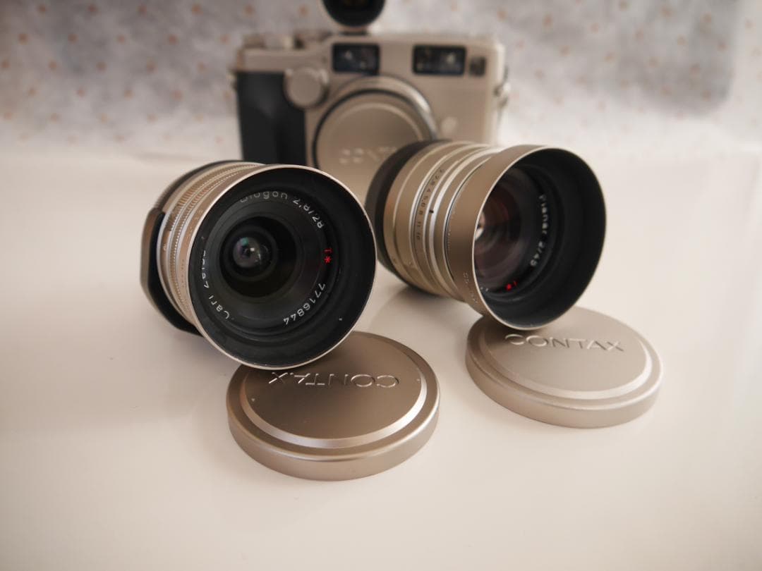 レジファインダーカメラ CONTAX-G2セット(21,28,45mm)良品