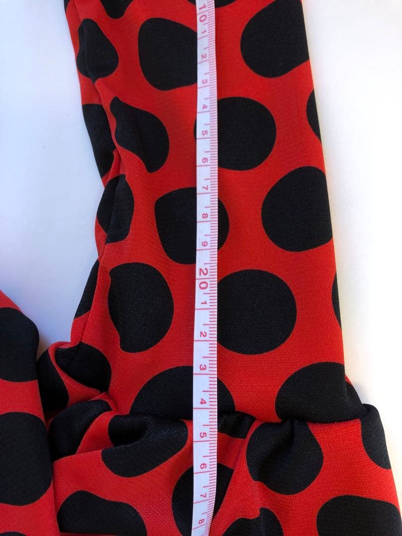 てんとう虫ロンパース　Sサイズ　イタグレ服　おしゃれ服　目立つ服　ハンドメイド