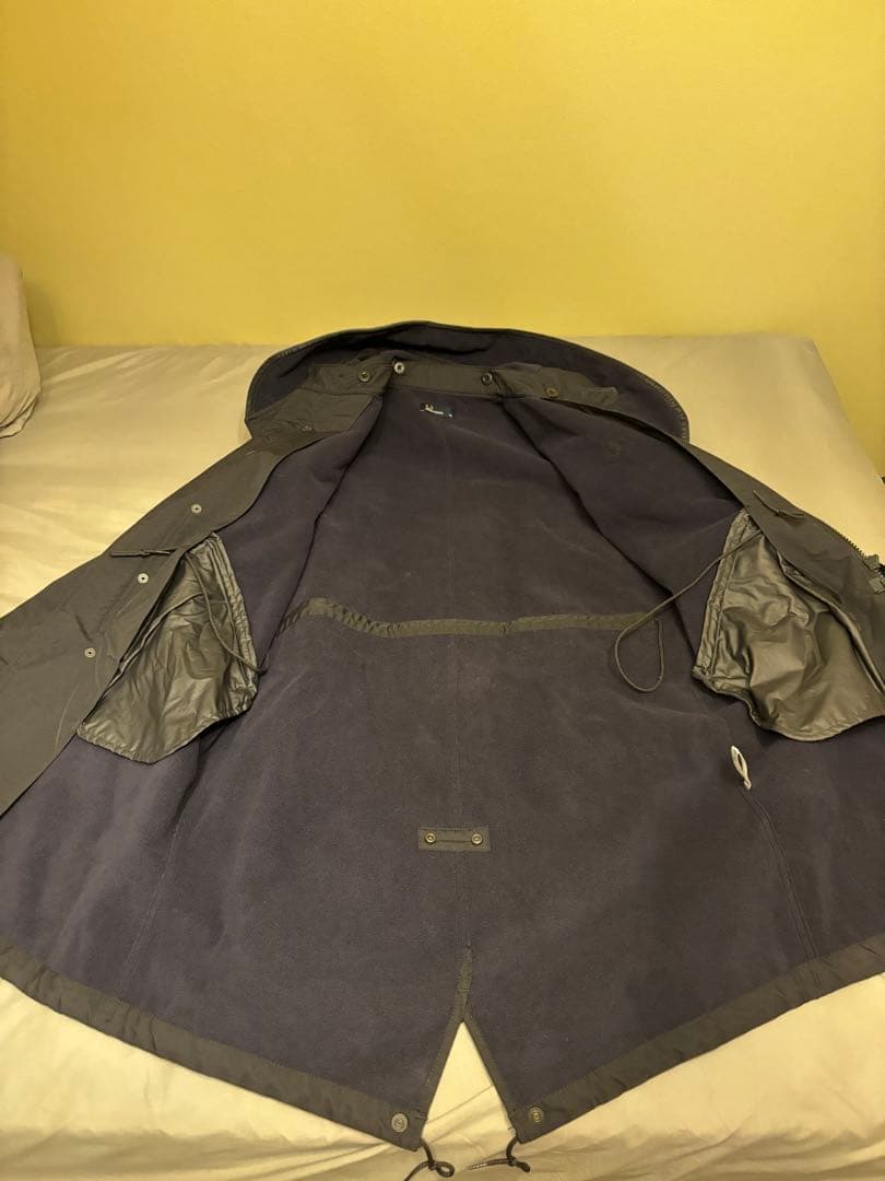 FRED PERRY フード付きモッズコート XS ダークグレー