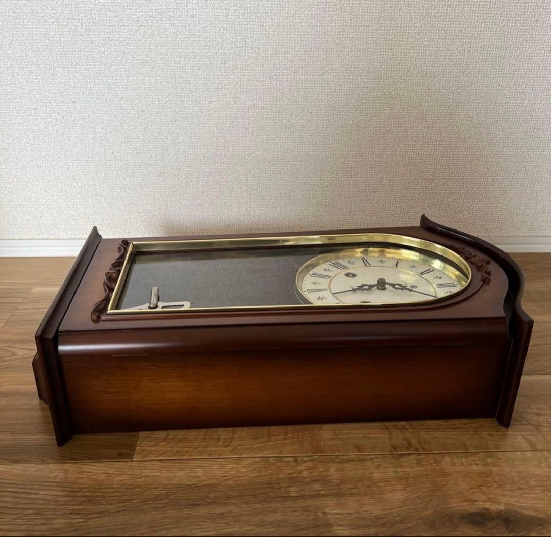 希少 昭和レトロ 柱時計 ゼンマイ式 ボンボン時計 ジャンク