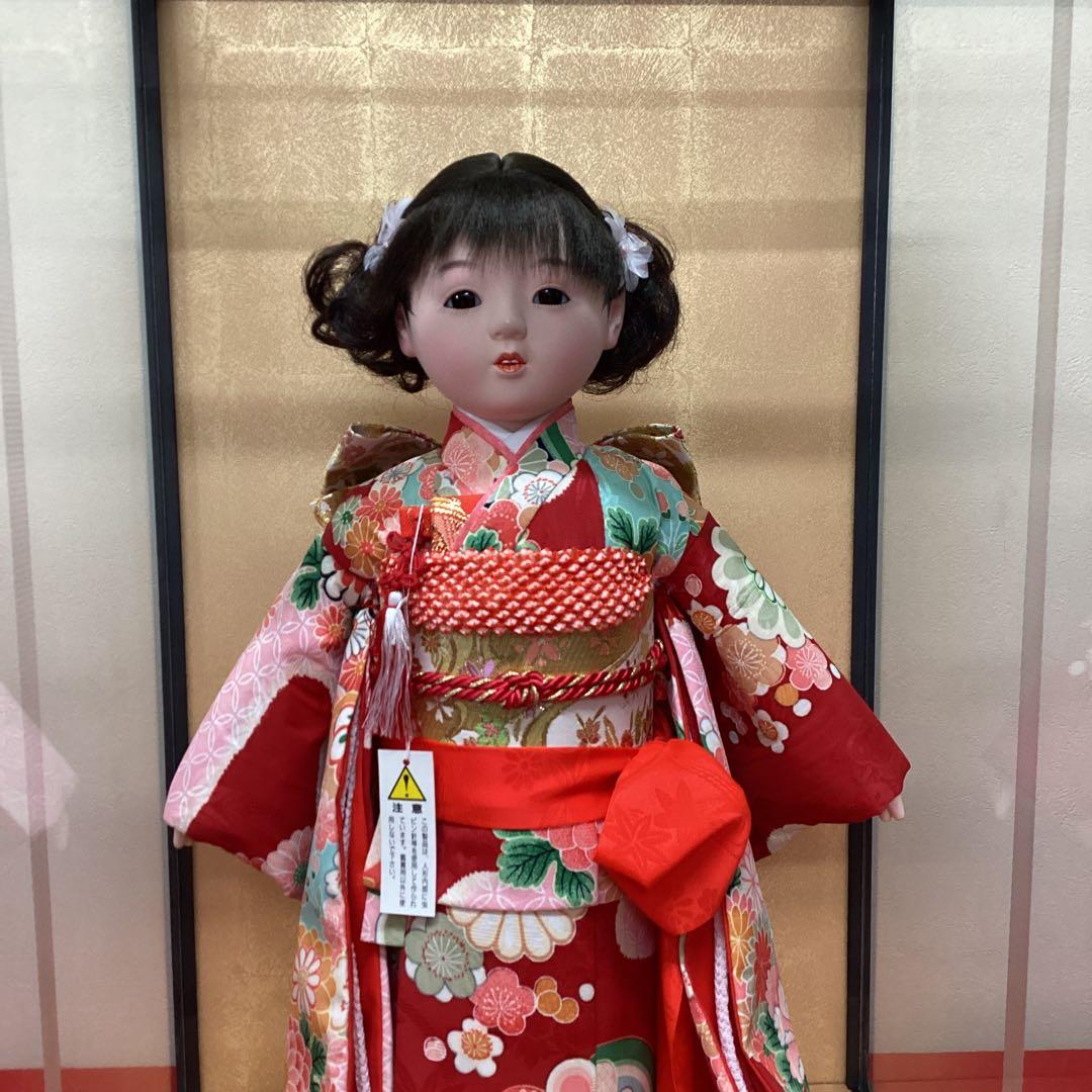 市松人形　愛ちゃん　10号サイズ　ケース付き　東玉