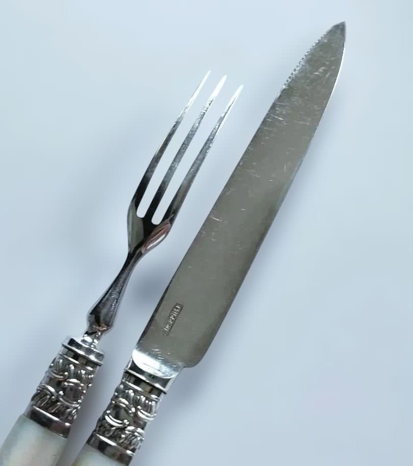 カトラリーセット①　マザーオブパール　白蝶貝　アンティーク　ビンテージ