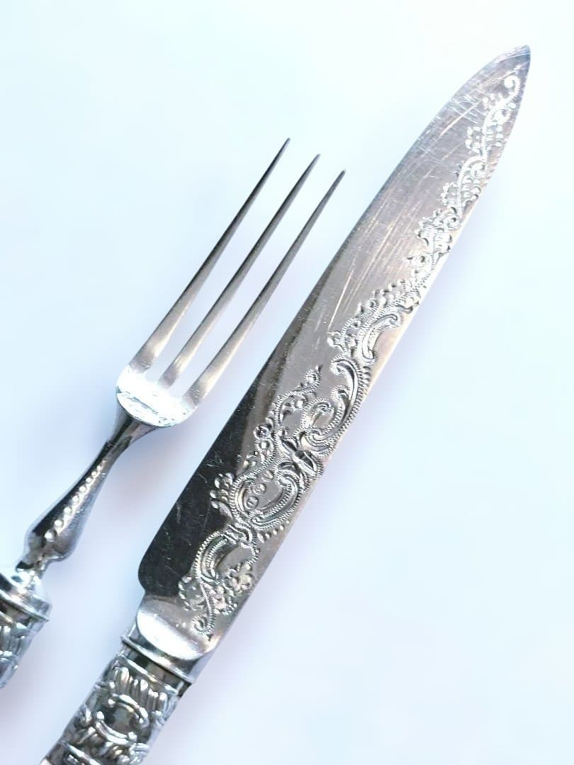 カトラリーセット①　マザーオブパール　白蝶貝　アンティーク　ビンテージ