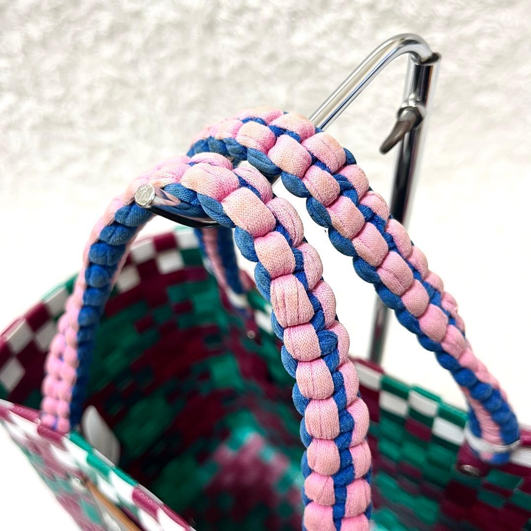 ✨定番品✨MARNI マルニ ピクニックバッグ カゴバッグ ジャージーハンドル