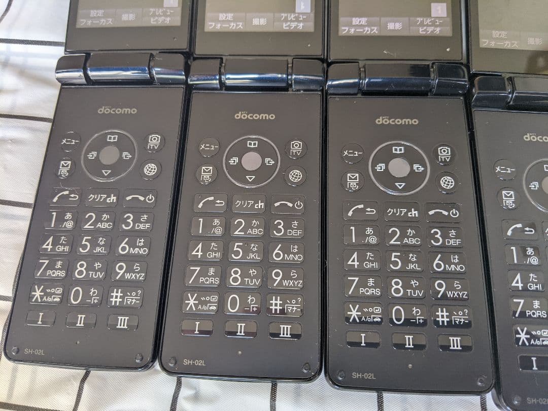 AQUOSケータイ SH-02L 1G8G docomo Simフリー6台