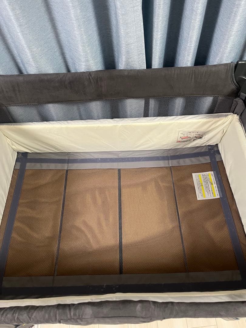 ApricaココネルエアープラスAB ベビーベッド グレー