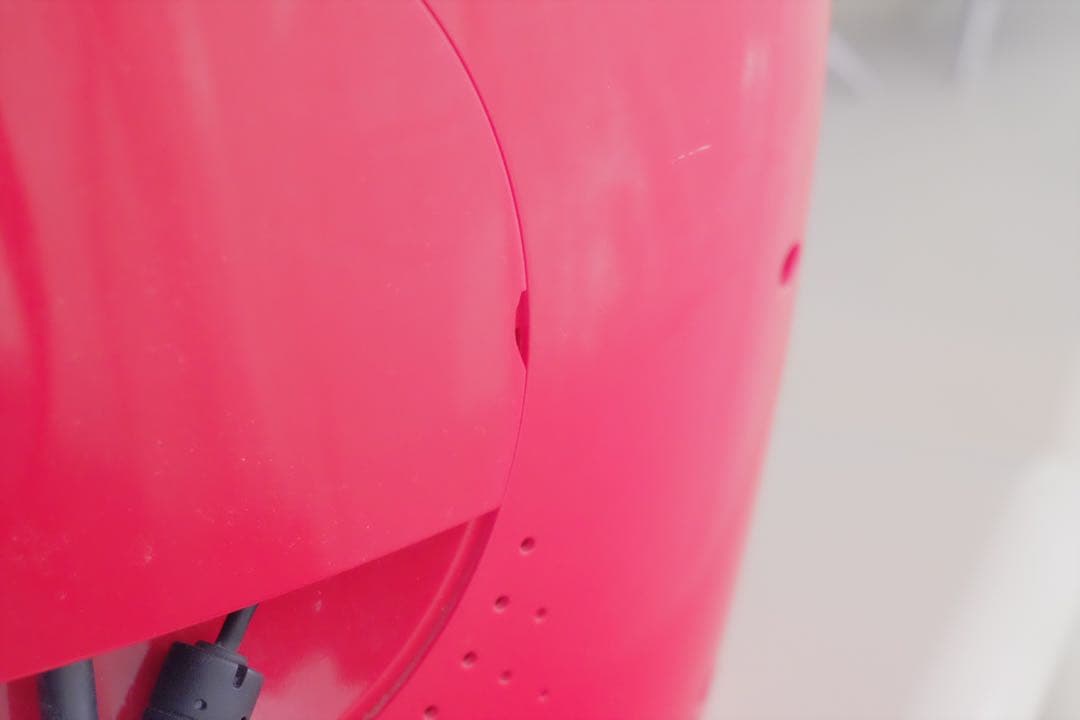 リンゴ型テレビ　ブラウン管　hannspree スペースエイジ　レトロポップ