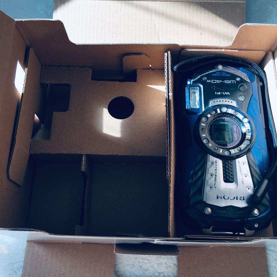 箱付 RICOH WG-40w 防水 防塵 耐衝撃 現場 タフカメラ Wi-Fi