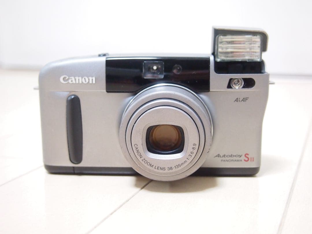 動作品 Canon Autoboy S II コンパクトフィルムカメラ