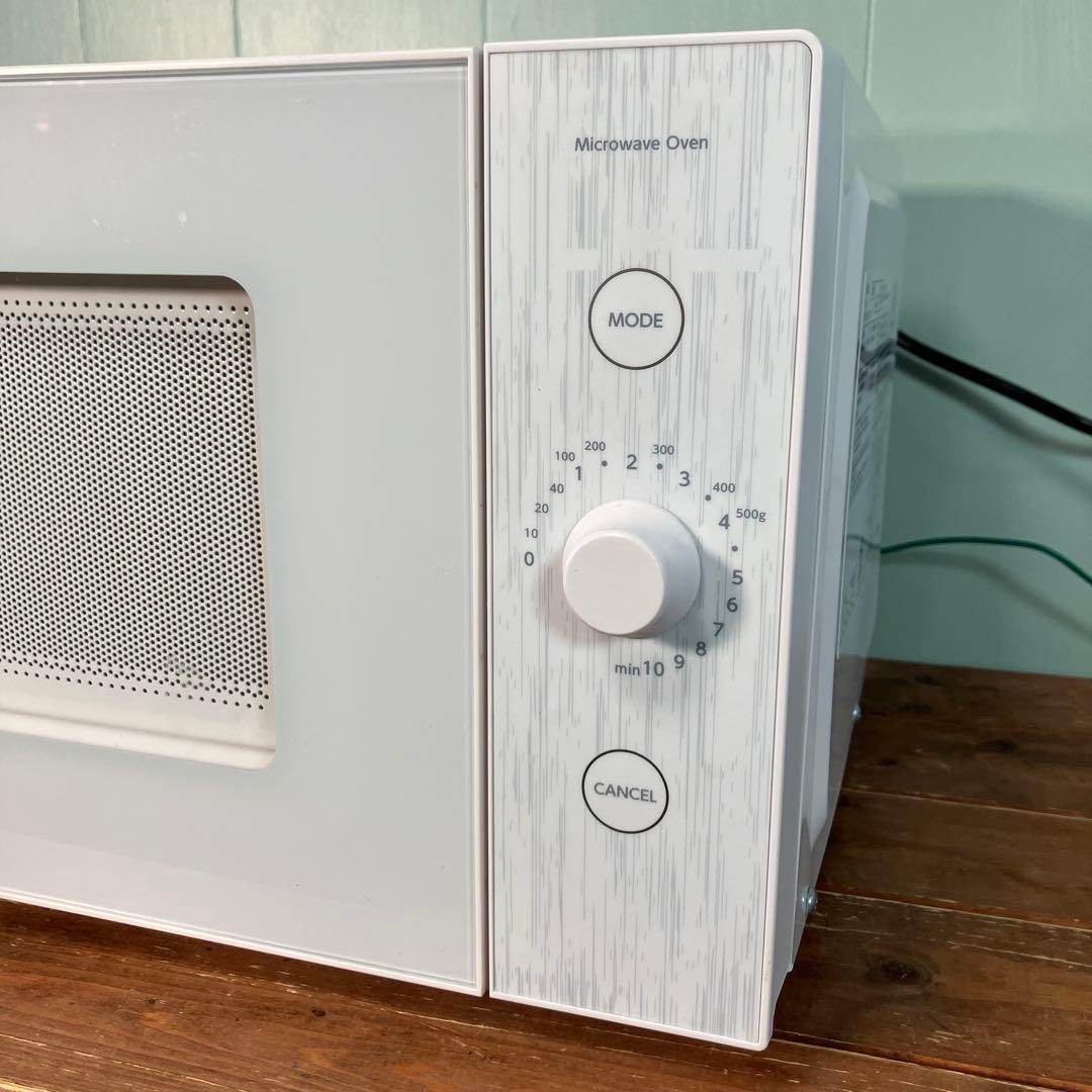 【美品】YAMAZEN YRL-F180(W) ホワイト電子レンジ　21年製