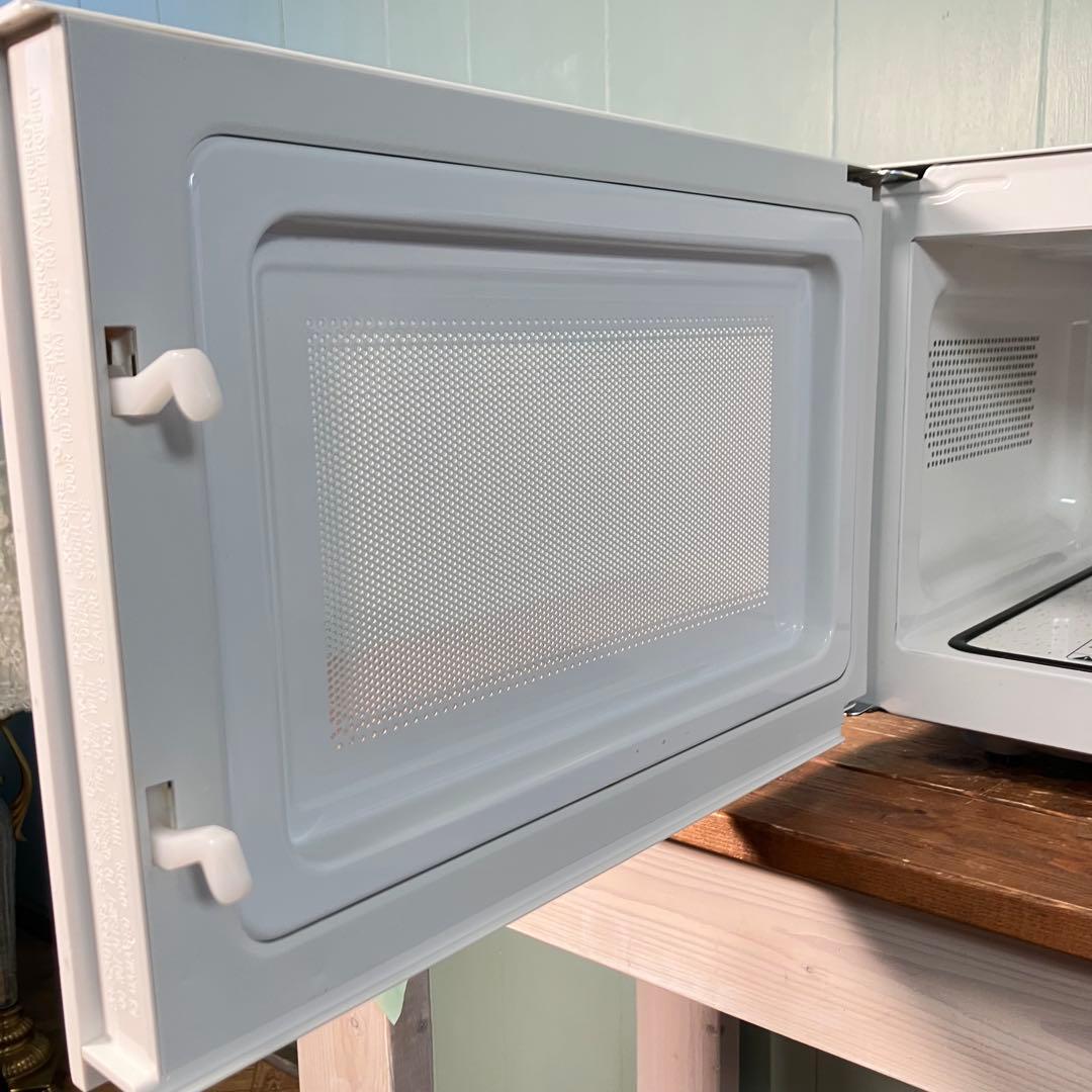 【美品】YAMAZEN YRL-F180(W) ホワイト電子レンジ　21年製