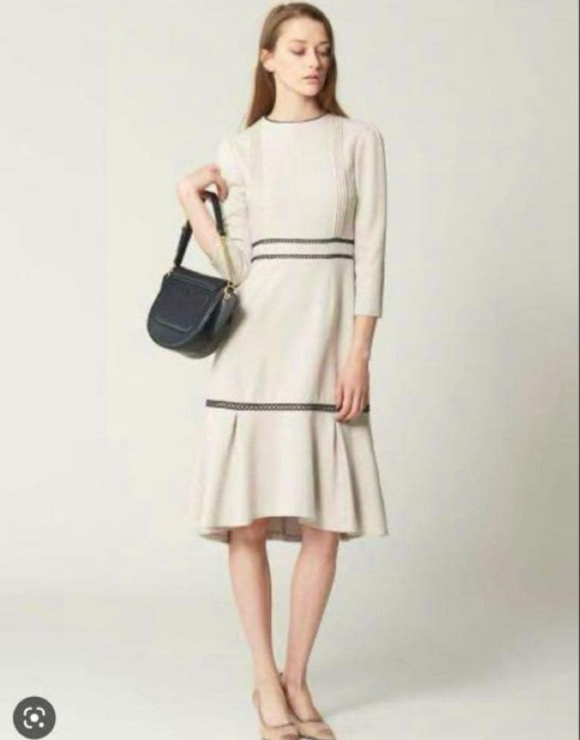 セルフォードcelfordレース切り替えワンピース石原さとみフォーマル式佳子様