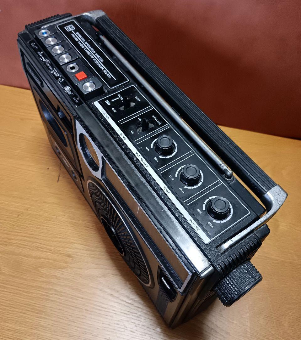 ラジカセ　ナショナルRQ-556　【整備、動作品】