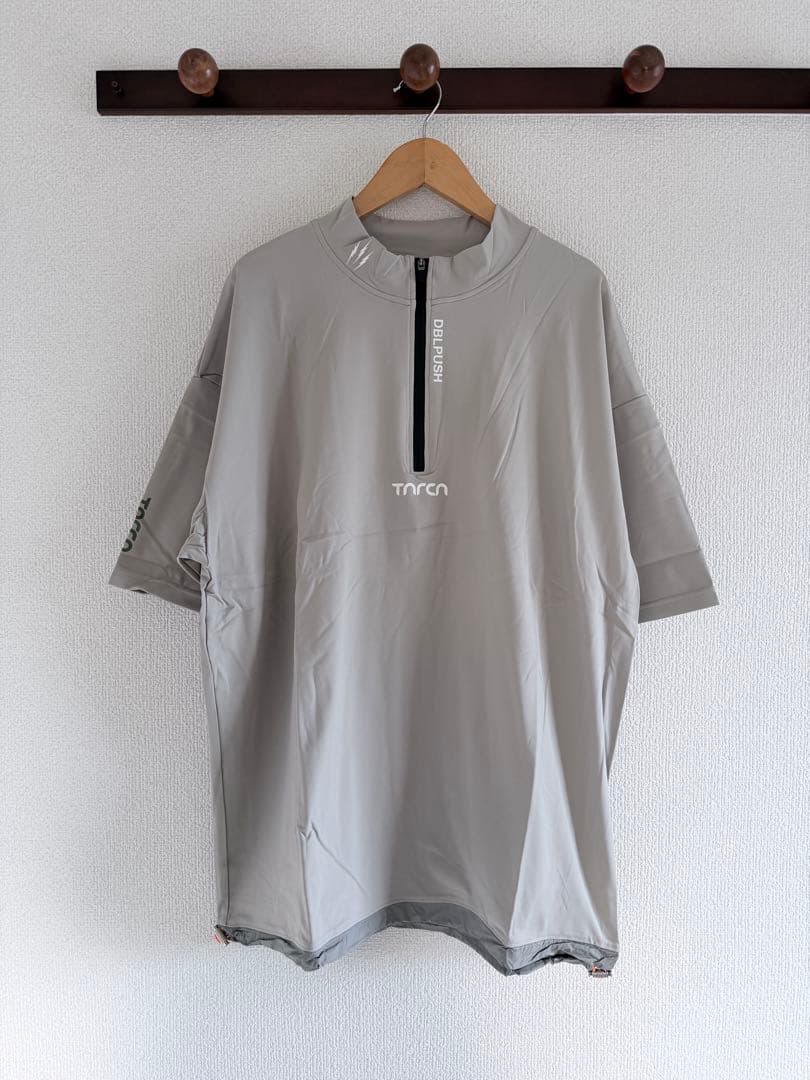 TNRCN HALF-ZIP TEE RUFFLOG サイズM