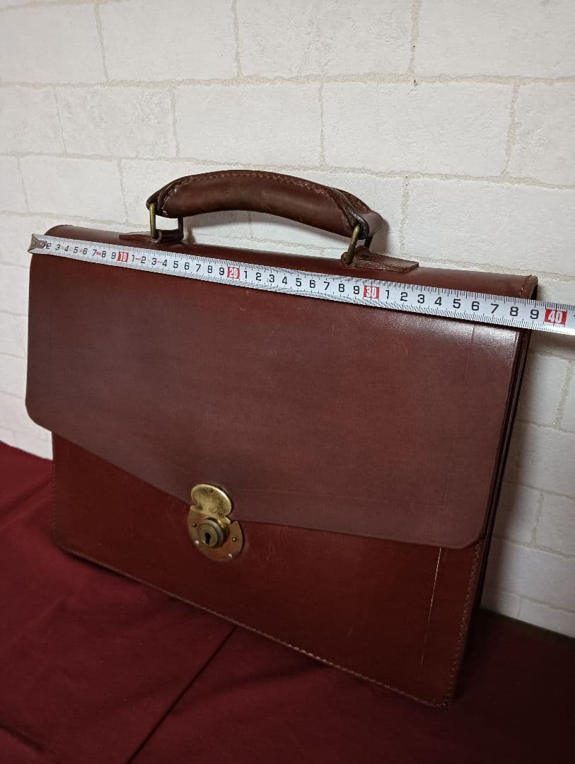 美品! 最高級!ロイズラゲッジLIoyd's肉厚ブライドルレザー ブリーフケース