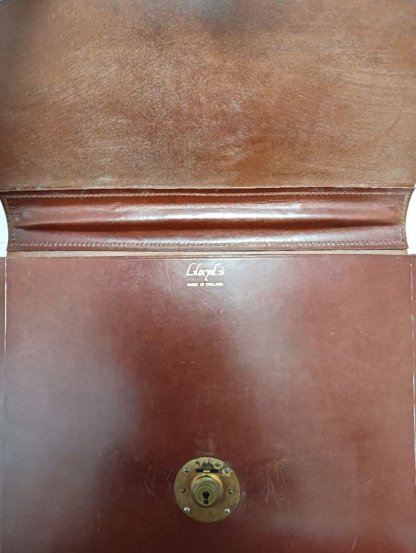 美品! 最高級!ロイズラゲッジLIoyd's肉厚ブライドルレザー ブリーフケース