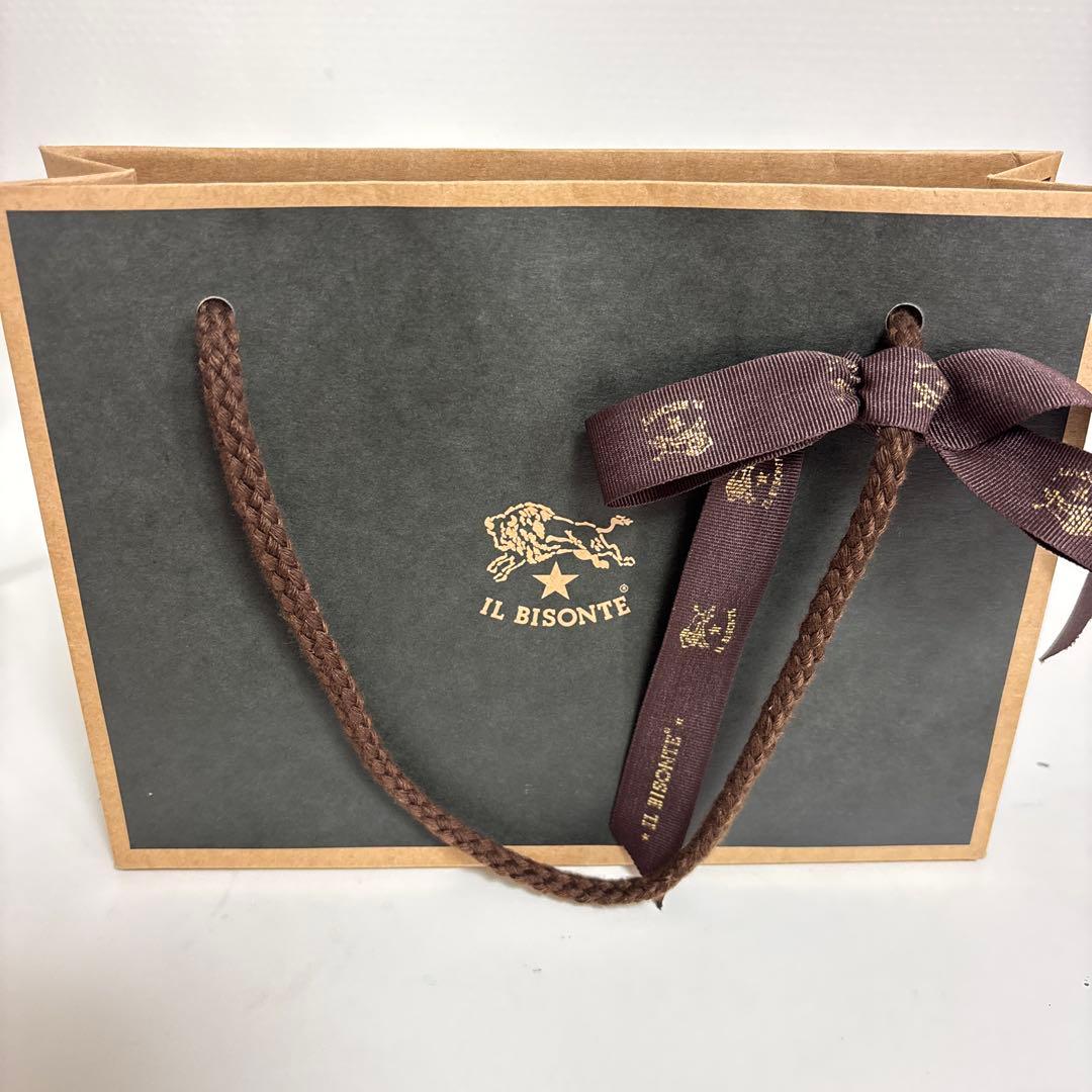 IL BISONTE イルビゾンテ 牛革 筆箱 ペンケース 黒 新品未使用