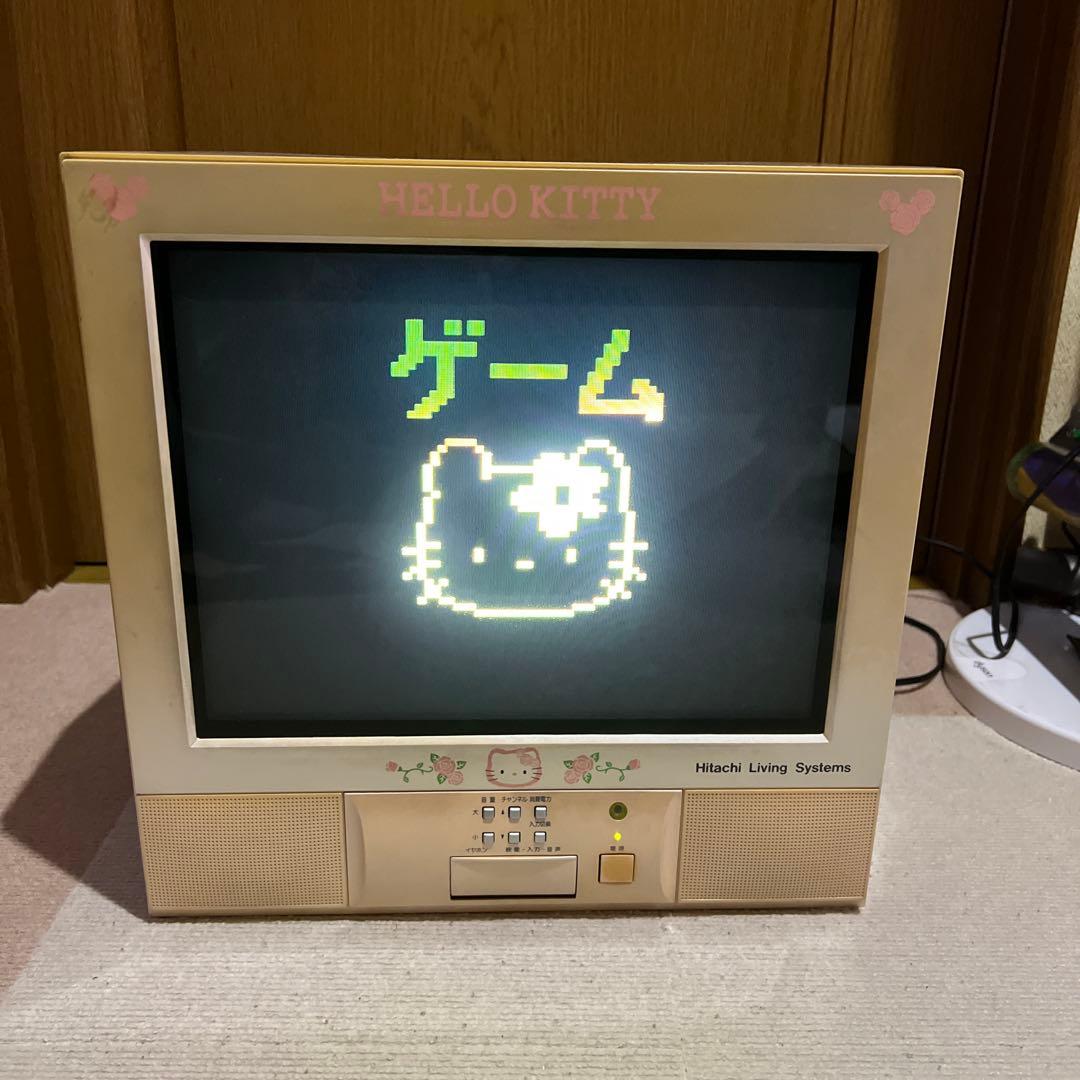 日立⭐︎サンリオHello Kitty⭐︎ブラウン管テレビ2001年式⭐︎訳あり