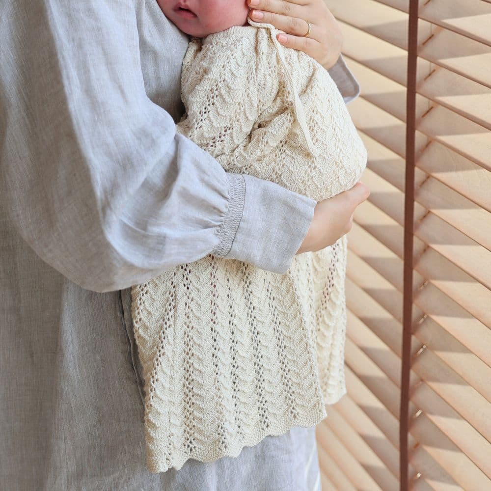 コフク cofuku ベビードレス 帽子 靴下付き