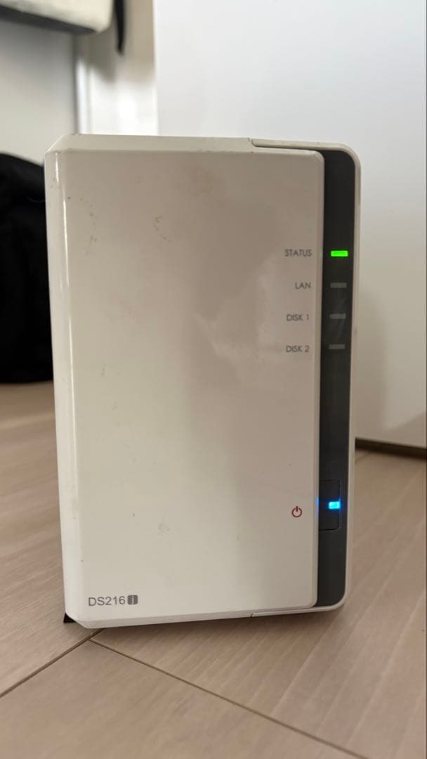 Synology NAS ホワイト DS216j動作確認済