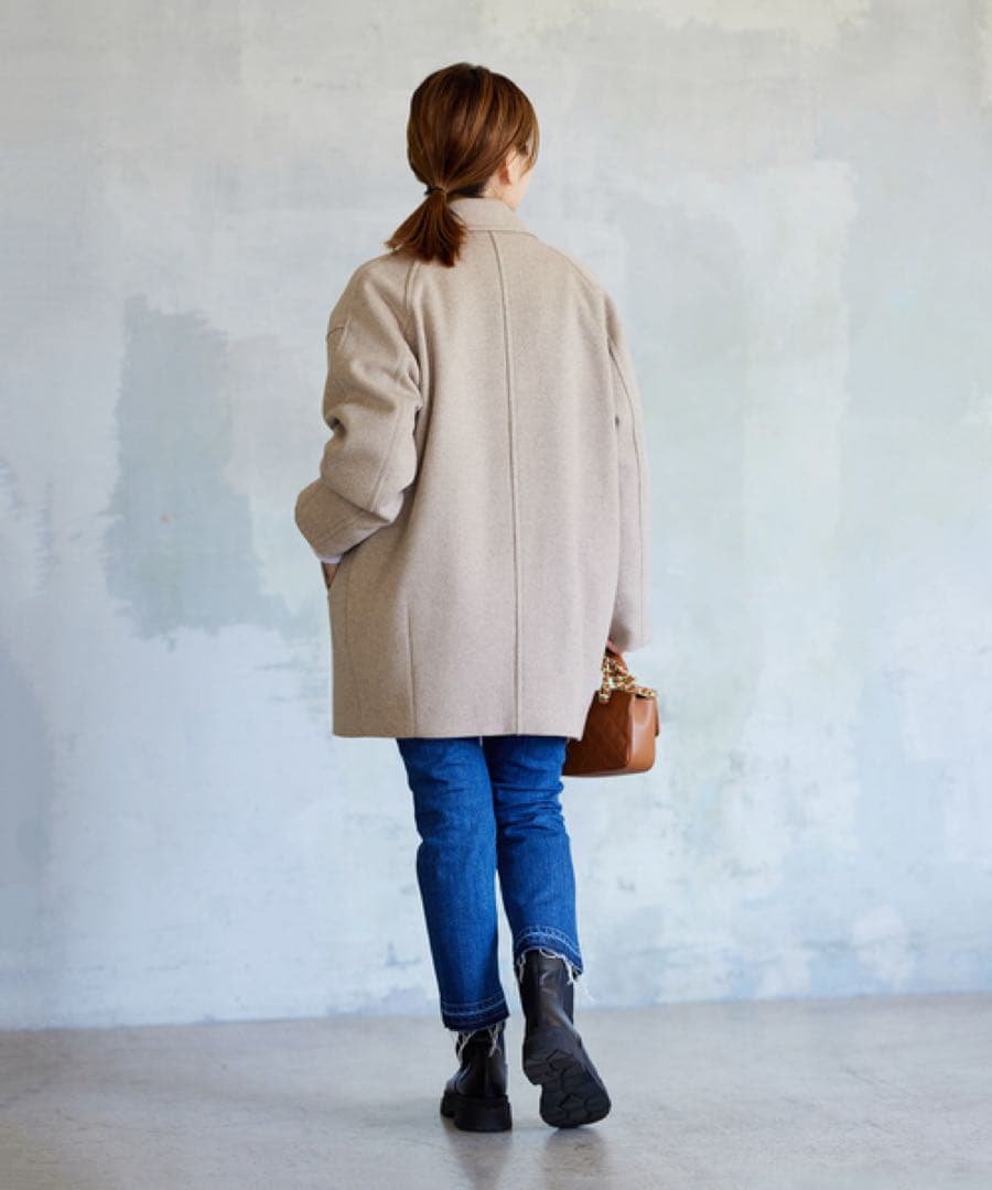 ジャーナルスタンダード　スーパー140ビーバーテーラーコート