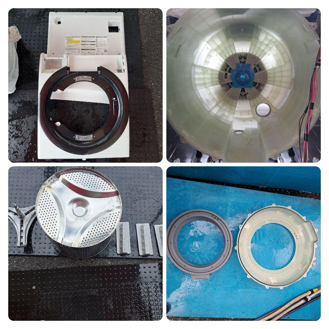 【完全分解洗浄済み】SHARP 7KG ドラム式洗濯機 2021年製