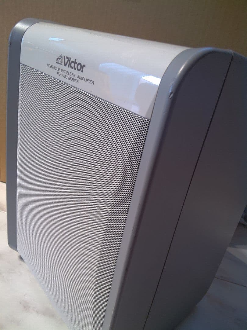b25 ポータブルアンプ PE-W50 Victor ビクター グレー