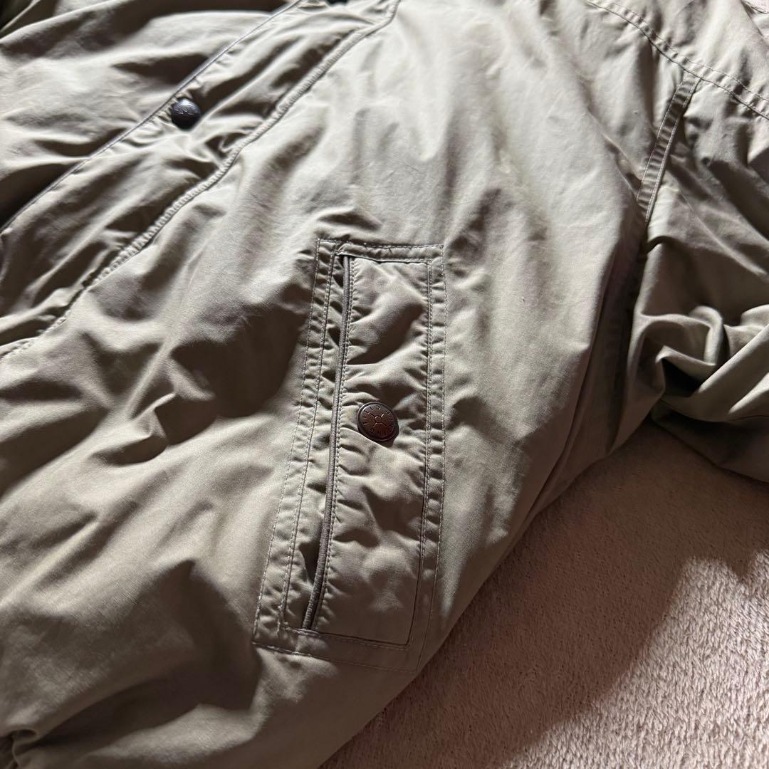 90s HUNTING FIELD ダウンジャケット パフジャケット ベージュ