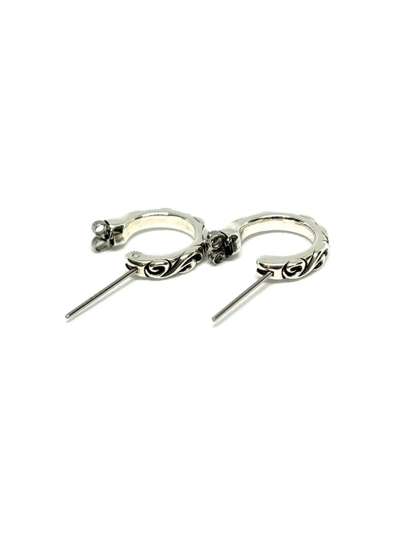 超美品 LH HOWL クロッシングピアス タテガミスクロール シルバー925