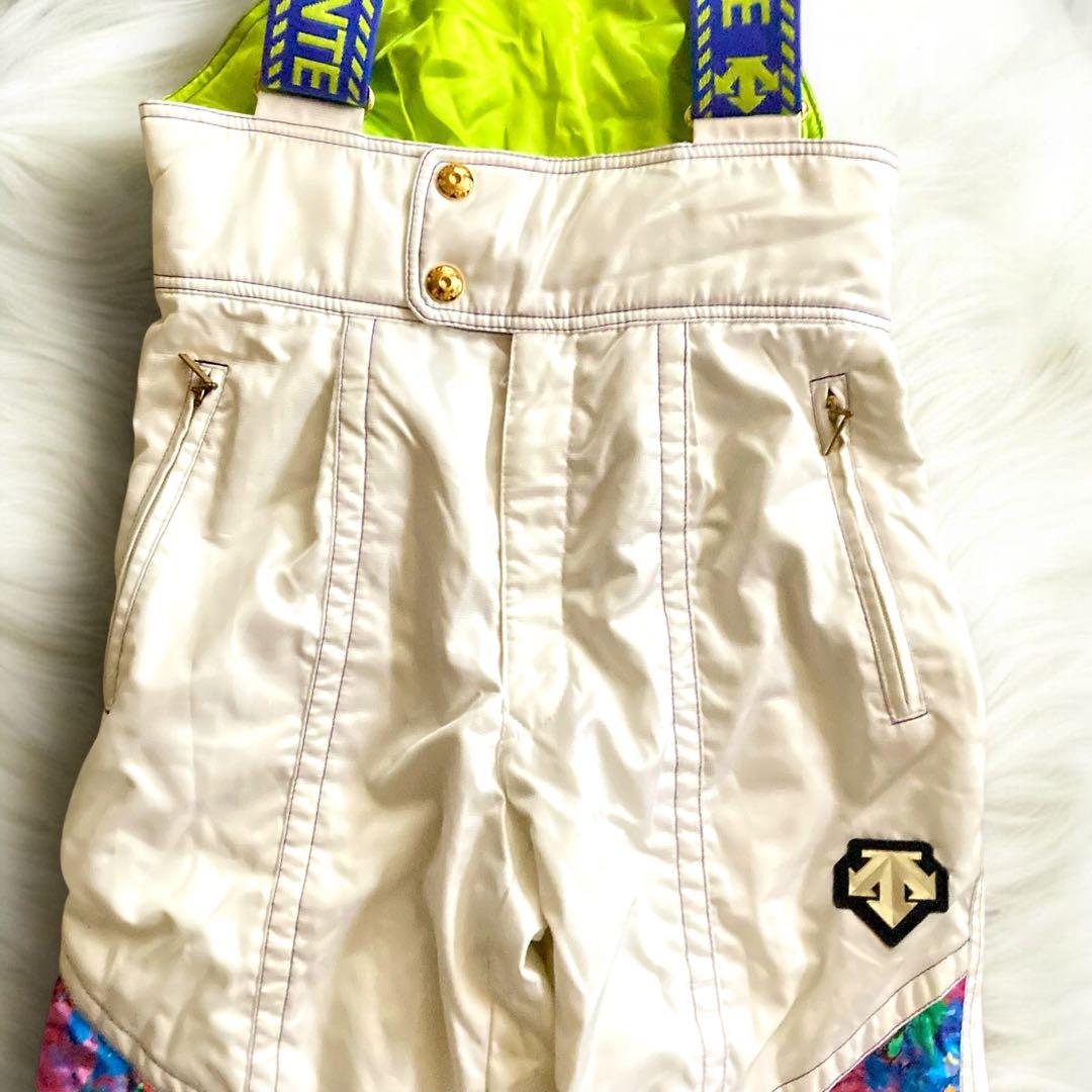 【美品 お値下げ】デサント スキーウェア 上下 M 手袋付 DESCENTE
