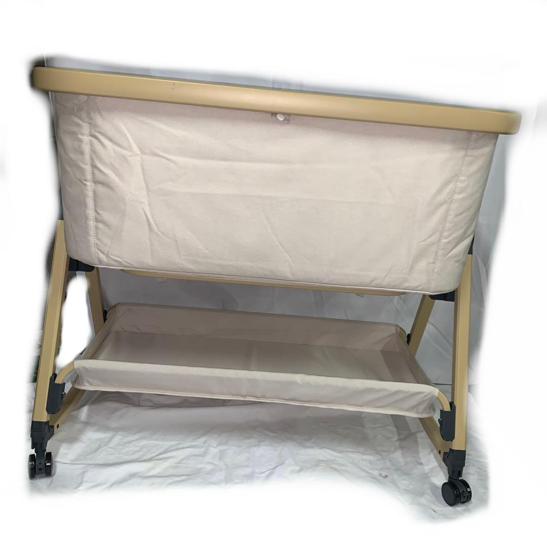 11h33 美品 HZDMJ ベビーベッド ベージュ25年 ４月購入