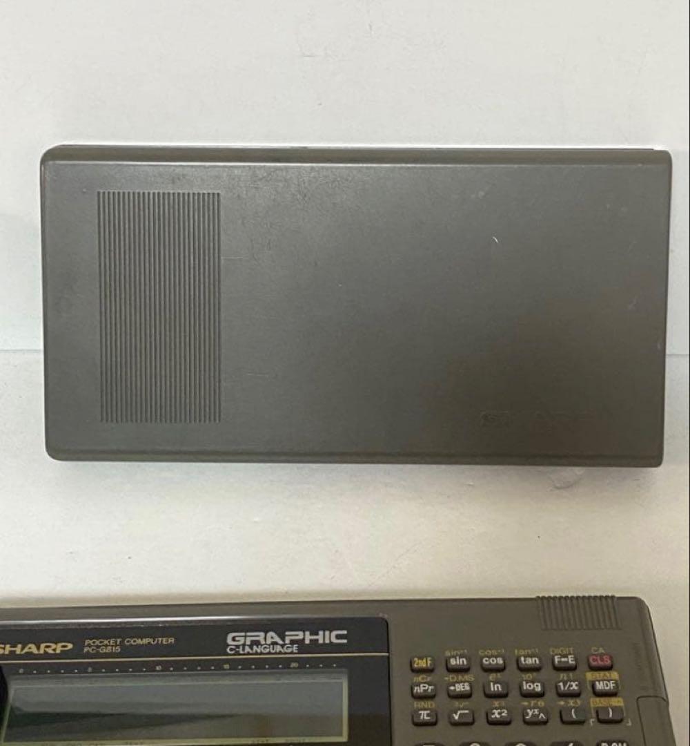 【動作確認済・電池付】SHARP PC-G815 ポケコン ポケットコンピュータ