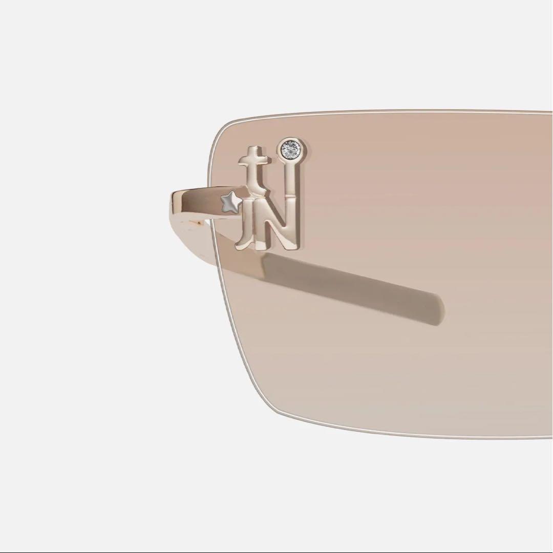 tijn リムレスメガネ