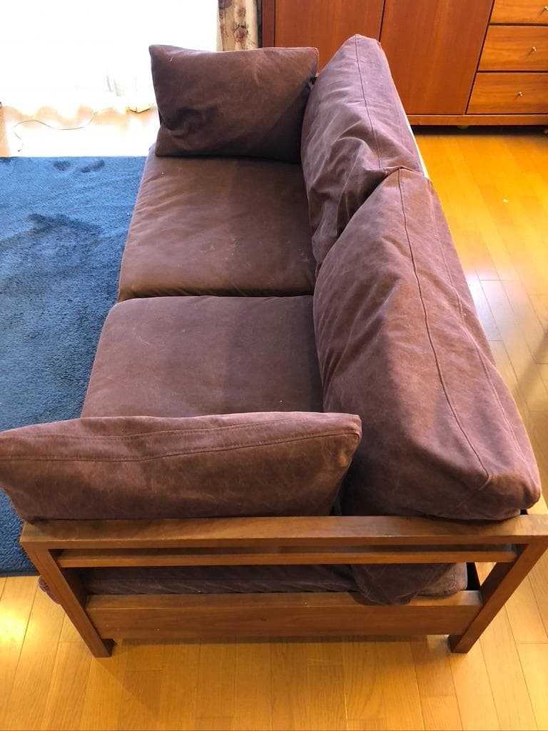 【値下げ】広松木工 RIPOSO161 ソファ ウォールナットマスターウォール