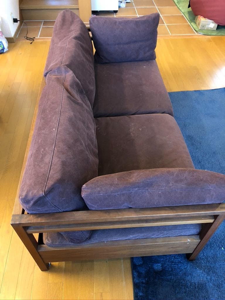 【値下げ】広松木工 RIPOSO161 ソファ ウォールナットマスターウォール