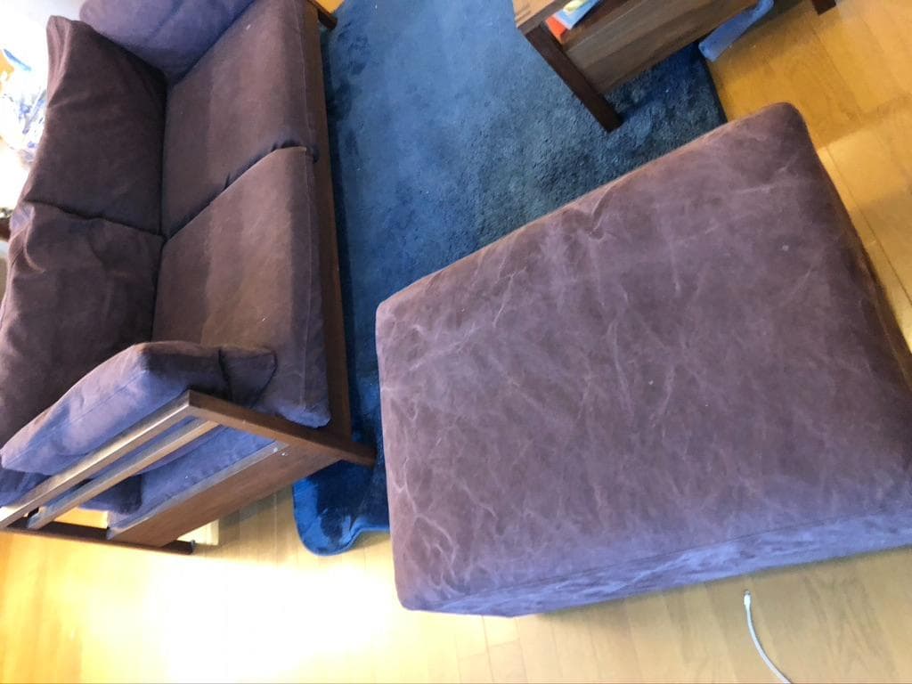 【値下げ】広松木工 RIPOSO161 ソファ ウォールナットマスターウォール