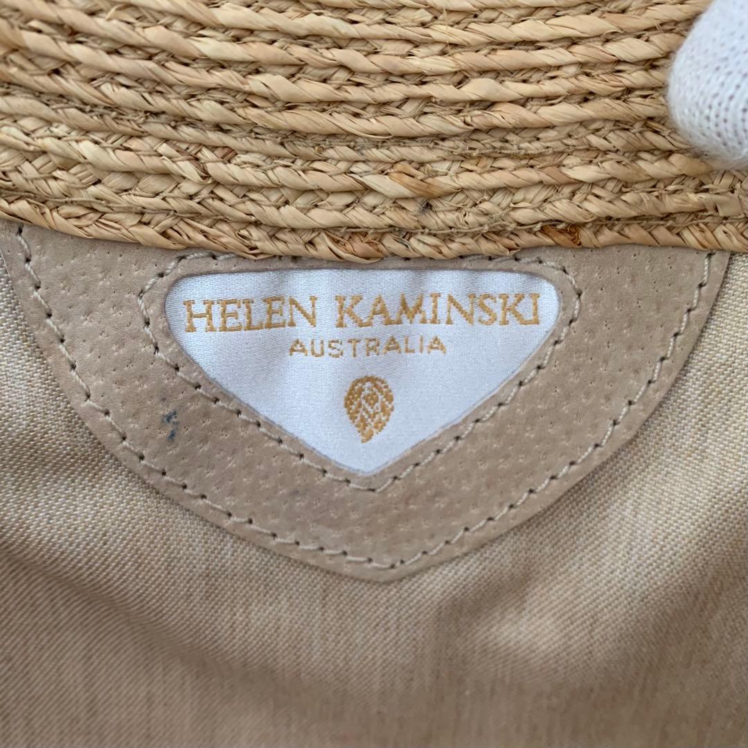 HELEN KAMINSKI ヘレンカミンスキー ラフィア ショルダーバッグ
