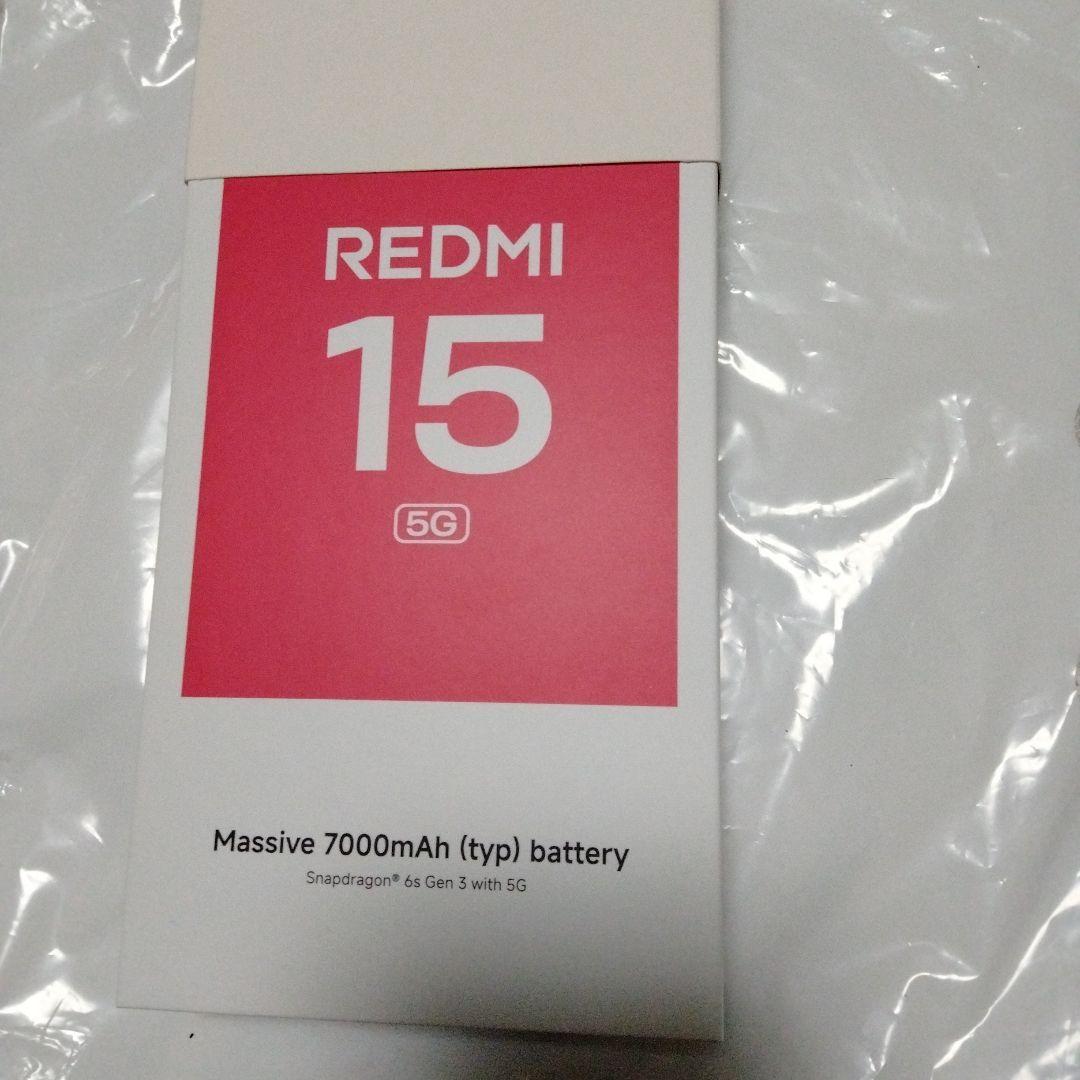 未使用　REDMI 15 5G スマートフォン本体 シムフリー　スマホ