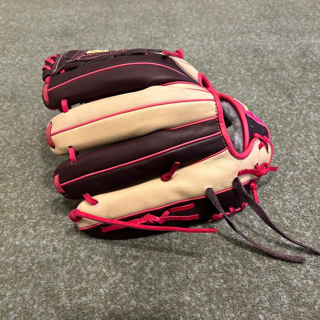 美品 久保田スラッガー 軟式オーダーグラブ 内野手用