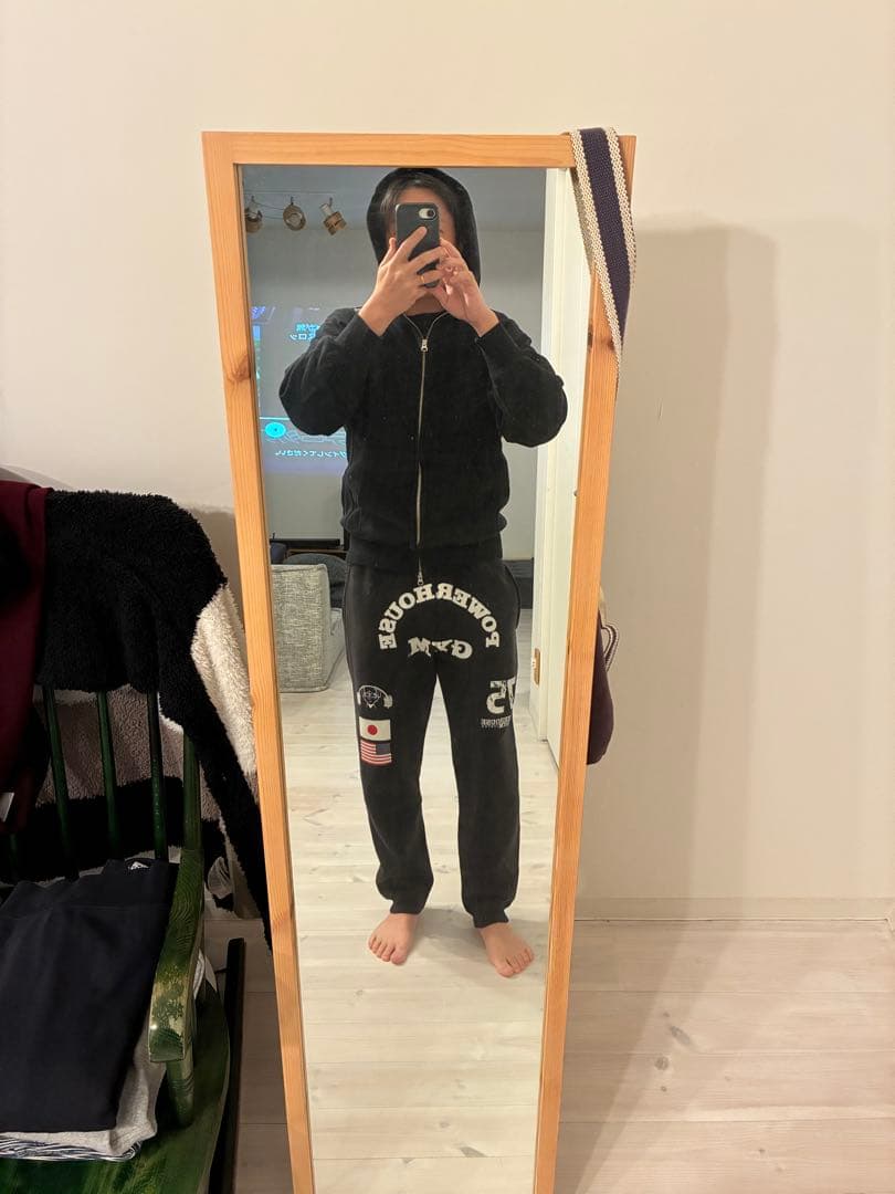 POWERHOUSE GYM パーカー、パンツ　セットアップ