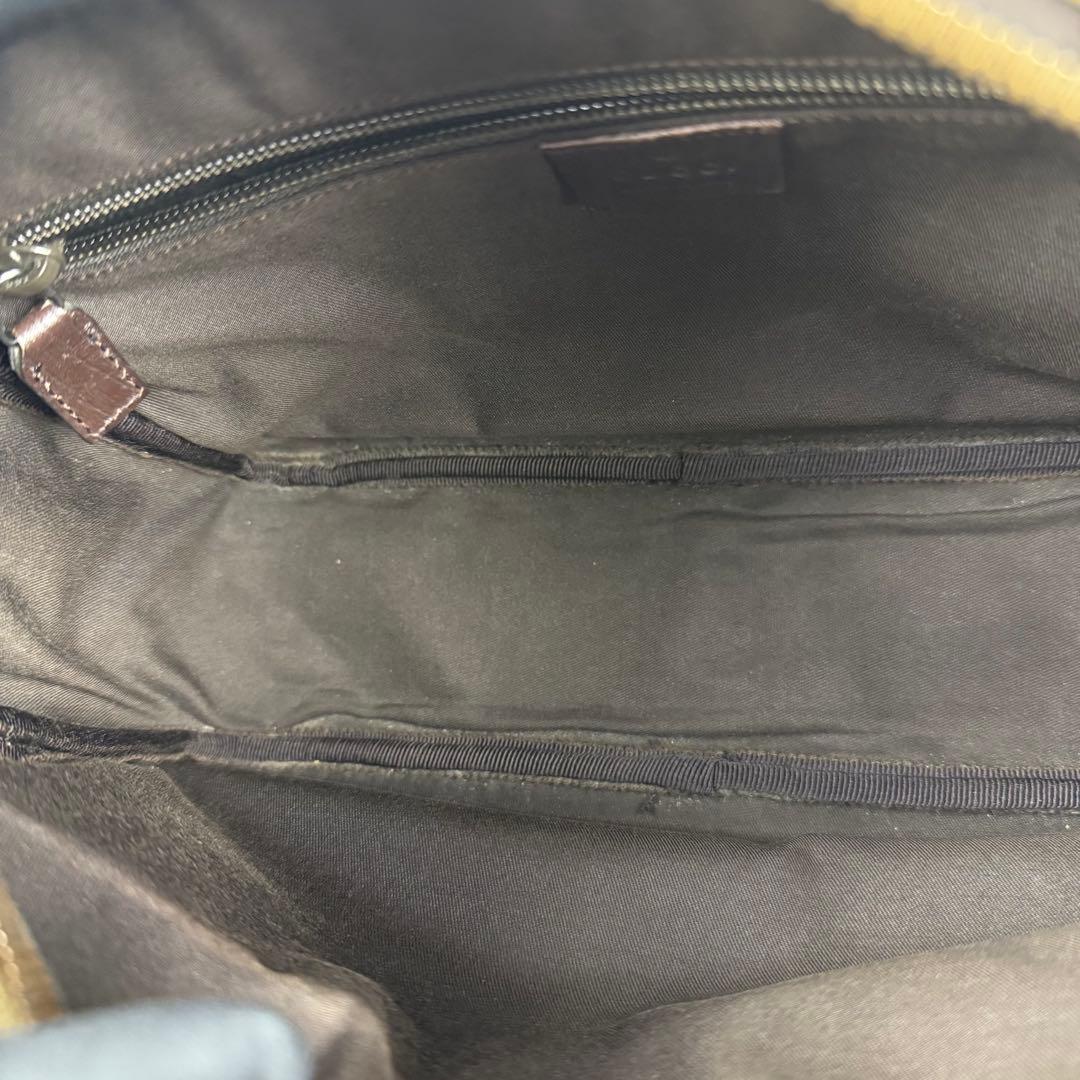 【美品】GUCCI グッチ GGスプリーム ショルダーバッグ PVCレザー