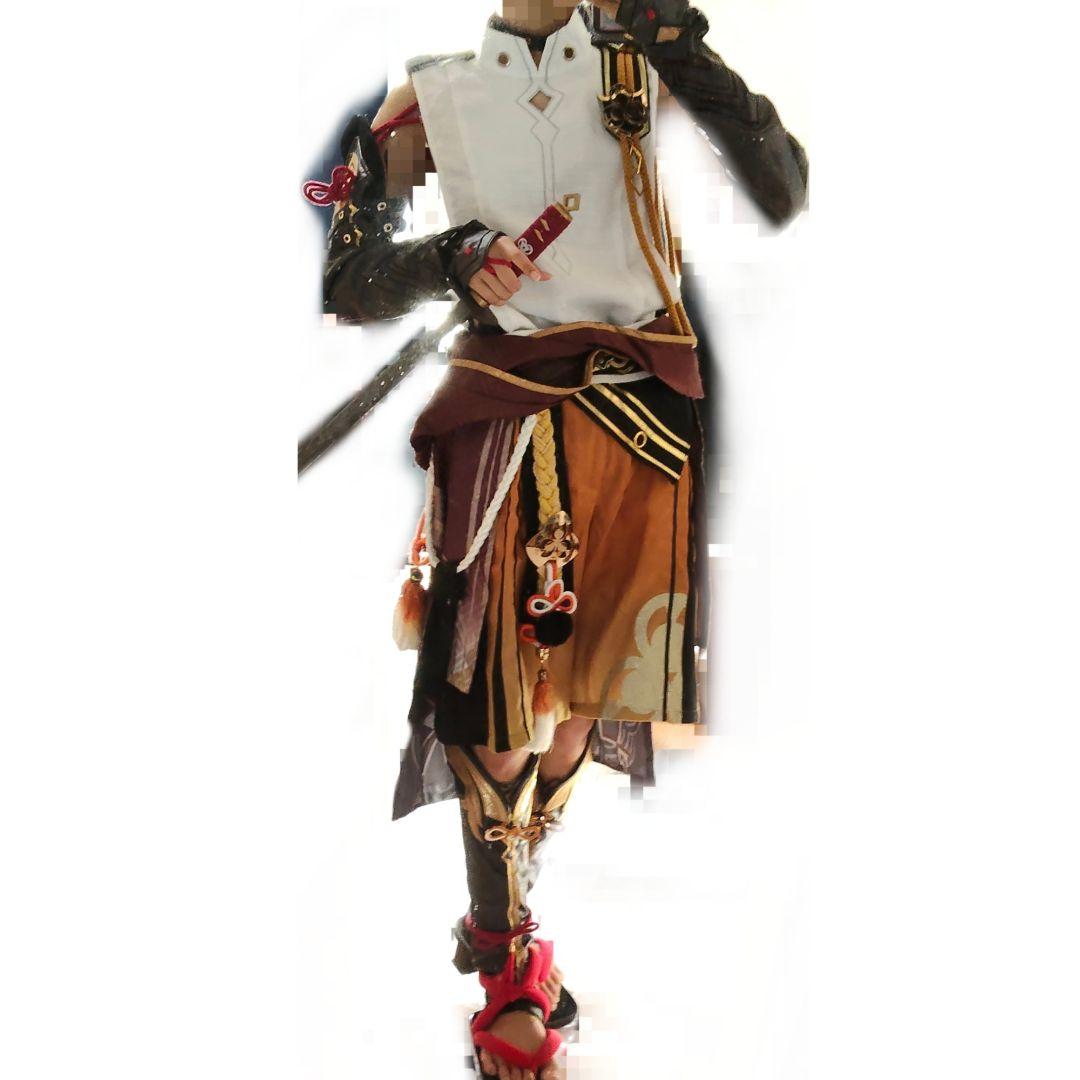 鹿野院平蔵 三分妄想製 コスプレ フルセット 原神