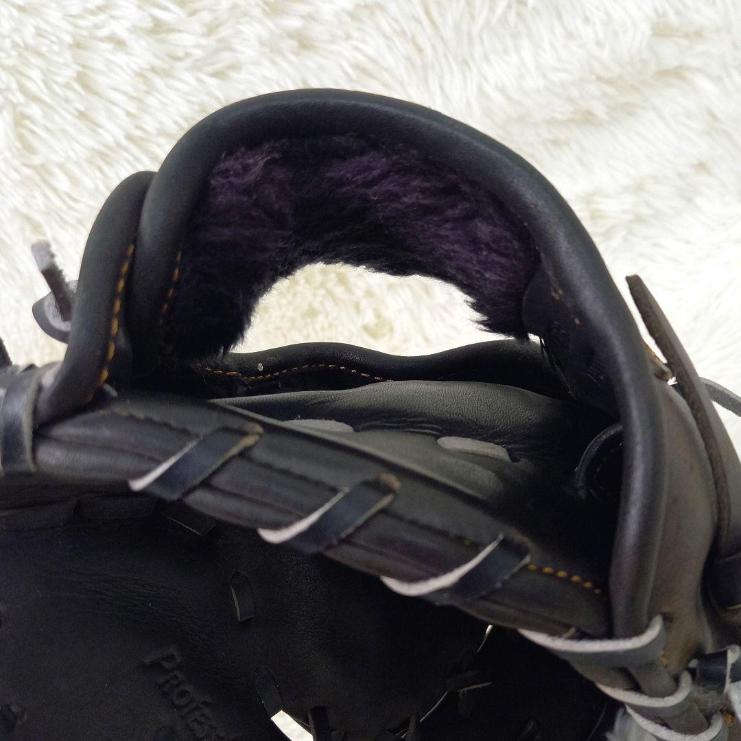 ZETT 一般軟式 右投げ ファーストミット ウイニングロード 大人用 ブラック