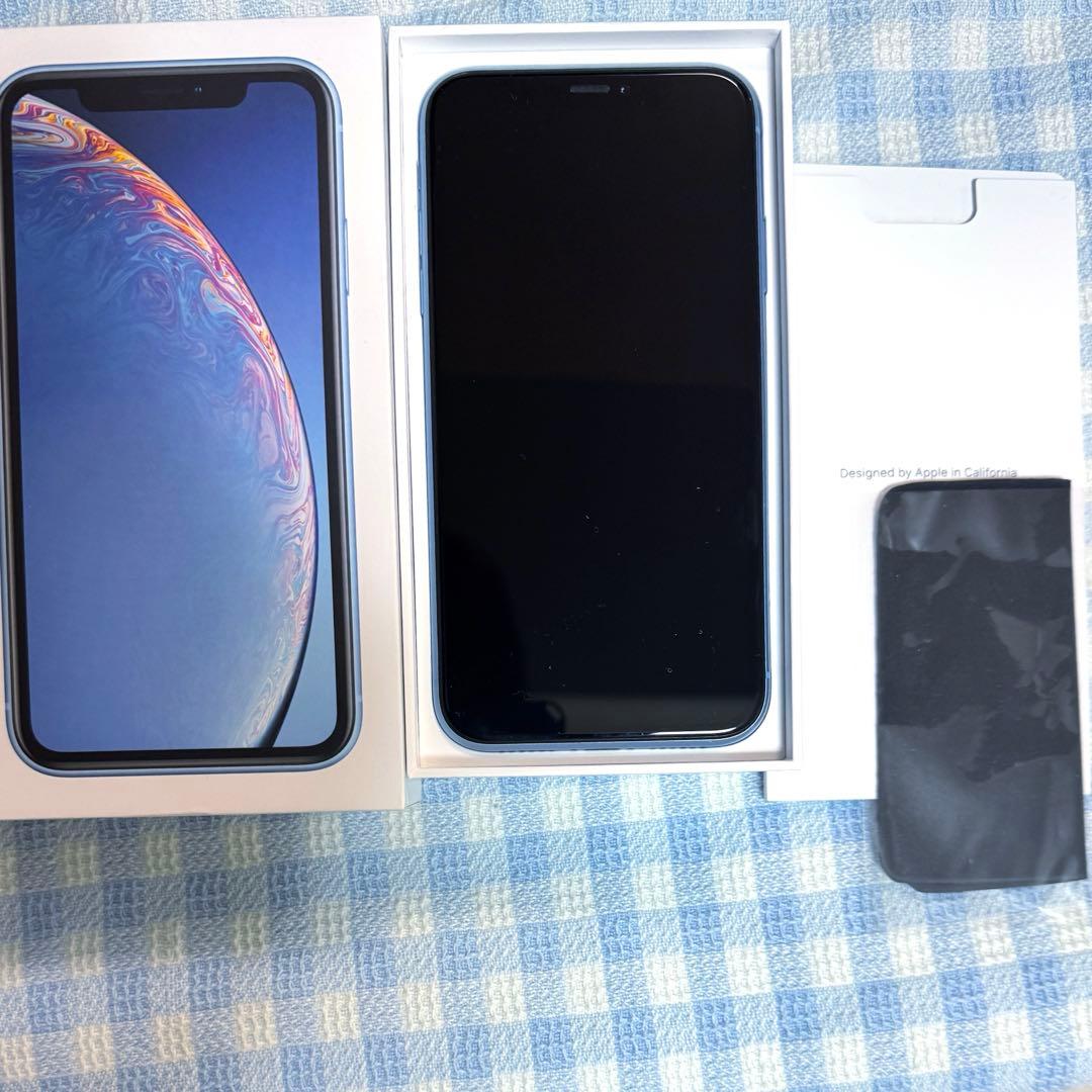 【箱付き】iPhoneXR128GB ブルーSIMフリー
