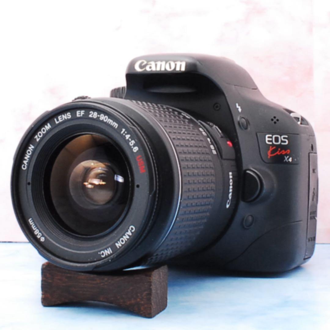 Canon Kiss X4★バッグ付★簡単操作★初心者向け★一眼レフカメラ