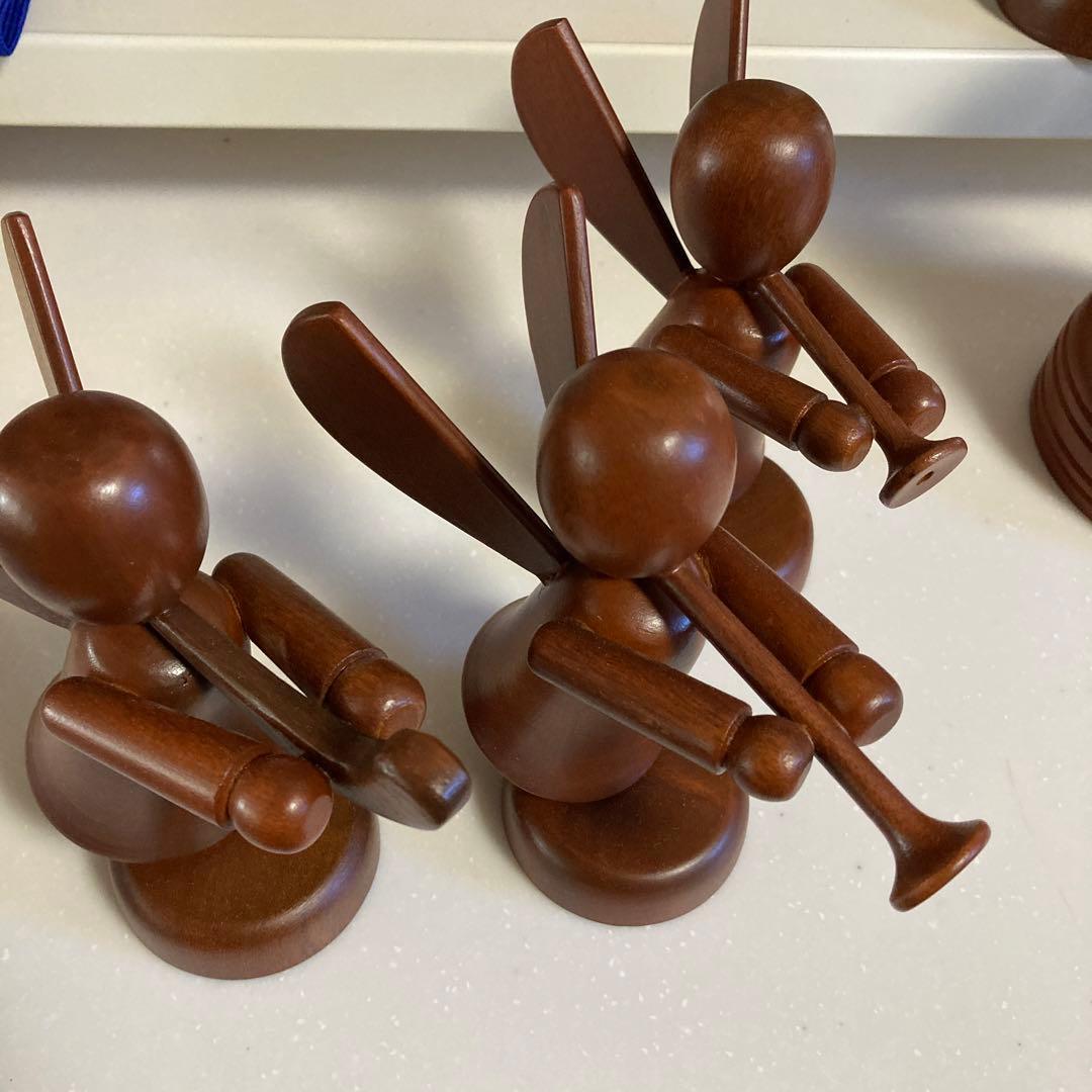 マエストロが回る天使のオーケストラ(オルゴール付き)☆NOEL 木製