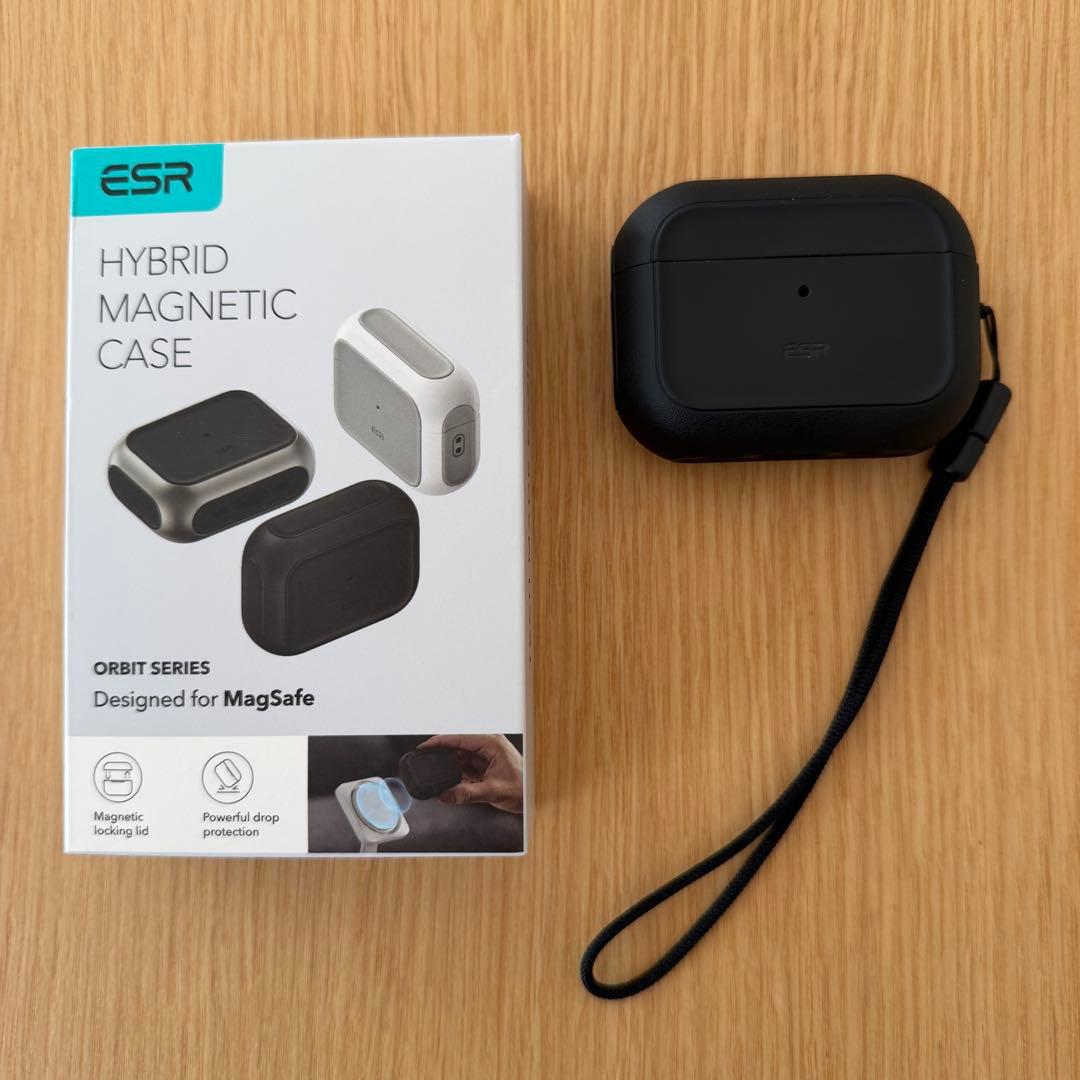 AirPods Pro 3 本体 (ESR保護ケース付)