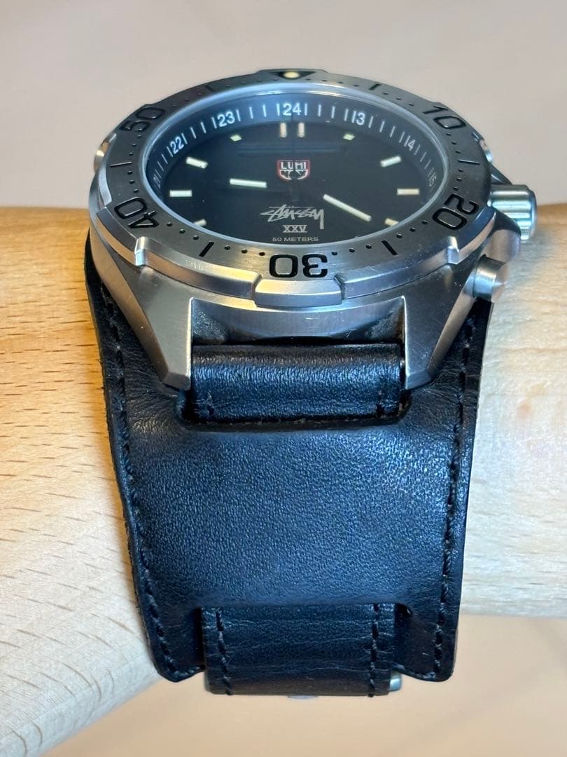 コラボ/Stussy/25周年/時計/LUMINOX/別注/デジアナ/限定/良品