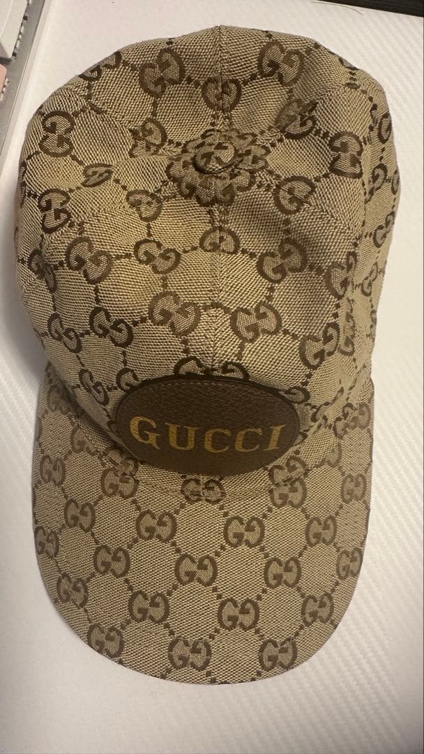 GUCCI グッチ GGキャンバス キャップ Lサイズ59cm